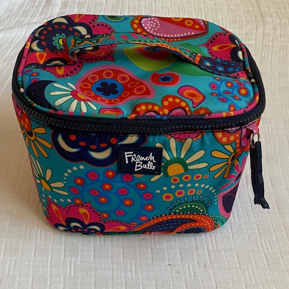 FRENCH BULL  Colorful Floral Cosmetic Bag - Picture 2 of 11